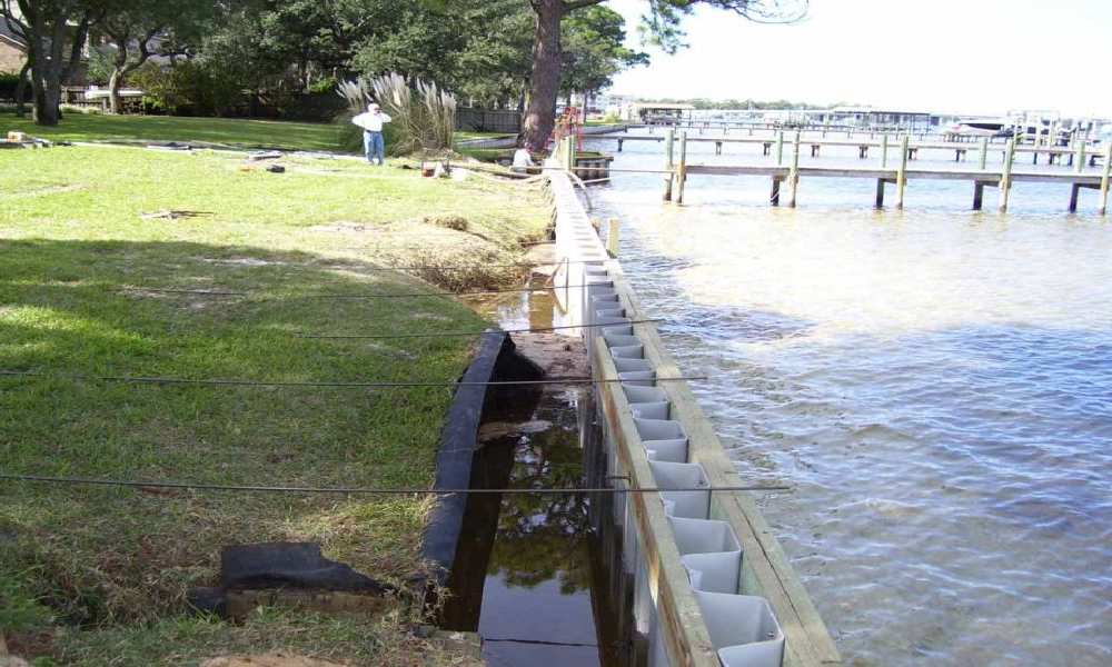 Retaining wall application
